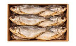 Плотва потрошёная вяленая