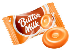 BUTTER MILK со вкусом соленой карамели Roshen