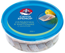 Филе сельди с укропом в масле 350г Санта Бремор