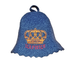 Шапка для бани (сауны) Цариця серая