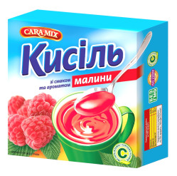 Кисель с малиновым вкусом 150 г Caramix