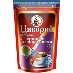 Цикорий растворимый с черникой и шиповником 100г Еремеевское