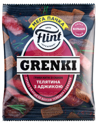 Гренки со вкусом телятины с аджикой 70г Flint