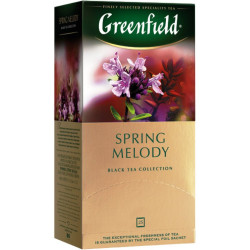 Чёрный чай Spring Melody 25×1,5 г Greenfield