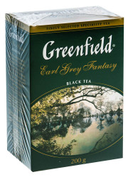 Чай черный листовой Earl Grey Fantasy 200 г Greenfield