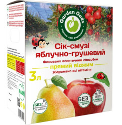 Яблочно-грушевый сок-смузи 3л Garden Gadz