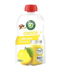 Сладкое яблуко смузи с мякотью 120г Garden Gadz