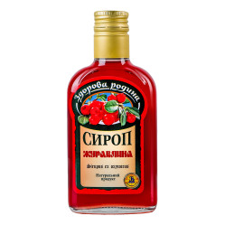 Клюквенный сироп 200 мл Здорова родина