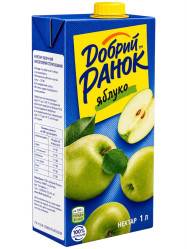 Яблочный нектар 1л Добрий ранок