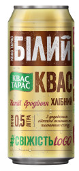 Хлебный белый квас Тарас 0,5 л