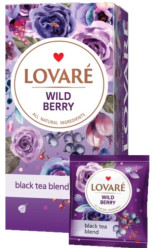 Чай черный Лесные ягоды 24*2г  Lovaré