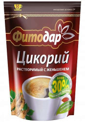 Цикорий растворимый с женьшенем 100г Фитодар