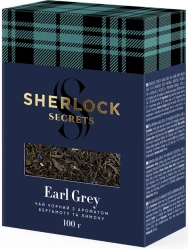 Чёрный рассыпной чай Earl Grey 100г SHERLOCK
