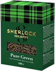 Зелёный листовой чай Pure Green 100г Sherlock