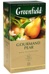 Чёрный чай Gourmand Pear 25×1,5г Greenfield