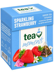 Чай Sparkling Strawberry 34 г, 20 × 1,7 г Tea Moments