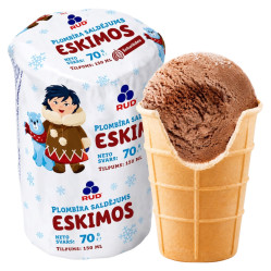Мороженое Шоколадный пломбир ESKIMOS 65г Rud