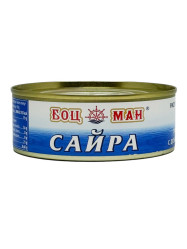 Сайра в масле 180г Боцман
