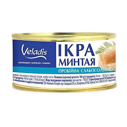 Икра минтая слабосалёная 100г Veladis