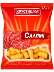 Кукурузные палочки со вкусом «Салями» 45г Хрустишка