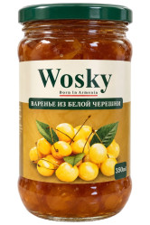 Джем из белой черешни 350мл Wosky