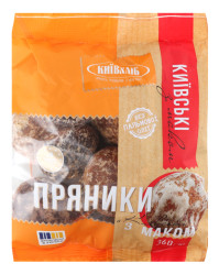 Пряники Київськi з маком 360г КиївХлiб