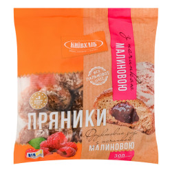Пряники з начинкою зi смаком малини  300г КиївХлiб