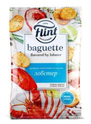 Сухарики со вкусом лобстера 60г Flint