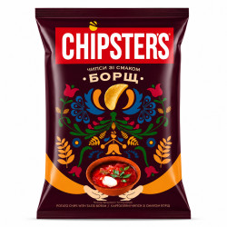 Чипсы со вкусом Борща 100г Chipsters