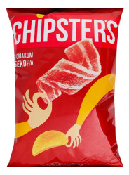 Чипсы со вкусом бекона 100г CHIPSTERS