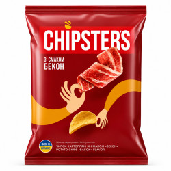 Чипсы со вкусом бекона 100г CHIPSTERS