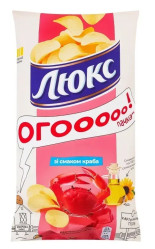 Картофельные чипсы со вкусом краба 170г LUX Ogooooooo