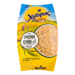 Крупа Перловая N1 800г Хуторок