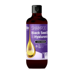 Шампунь для всех типов волос Black Seed Oil + Hyaluronic 355мл Bio Naturell