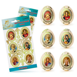 Пасхальные самоклеящиеся узоры для яиц Иконы