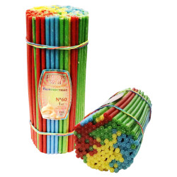 Свечи Разные цвета 17 - 21 см 1 шт