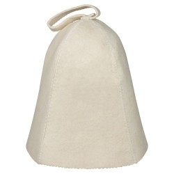 Шапочка для бани (сауны) Белая