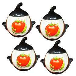 Керамический горшок «Красные помидоры» 0,75 л