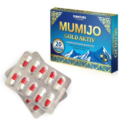 Мумиё Gold Aktiv 20 капсул Unkuri