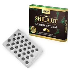 Мумиё Shilajit Natural 30 таблеток Unkuri