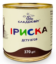 Вареная сгущенка Ириска 370г Сладосвіт 