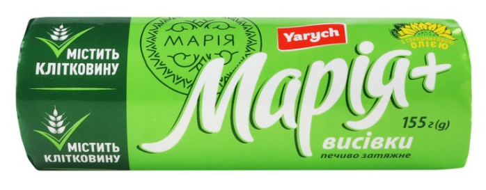 деталь Печенье Мария с отрубями 155г Yarych