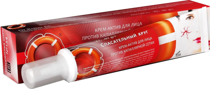 деталь Крем-спасатель против капиллярных сеток 40г