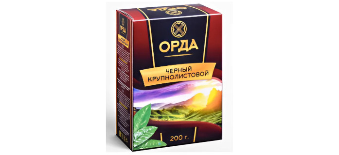 деталь Чай черный крупнолистовой, рассыпной 200 г Orda
