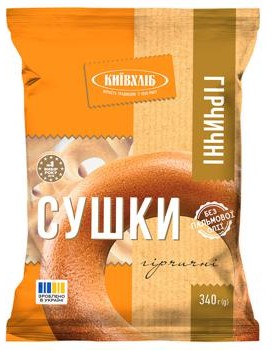деталь Опечённые сушки горчичные 340 г КиївХліб