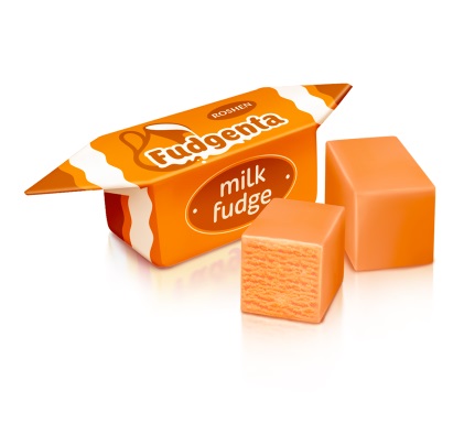 деталь Молочные конфеты FUDGENTA Roshen