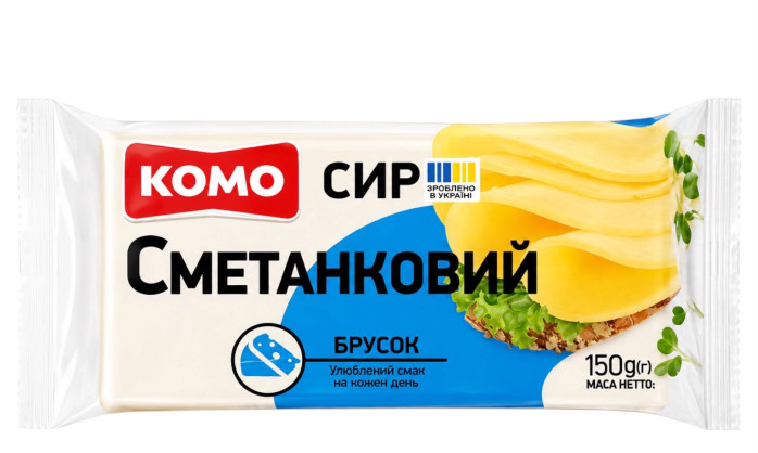деталь Твёрдый сыр Сливочный 150г KOMO