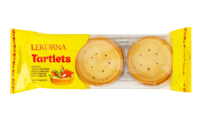 деталь Тарталетки песочные Хлібні 70г LEKORNA