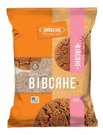 деталь Овсяное печенье 360 г Kyivchlib