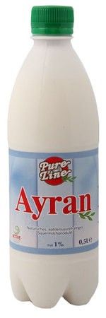 деталь Ayran TAN perlivý 0,5L osvěžující slaný nápoj